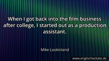 Englisches Zitat von Mike Lookinland als Bild