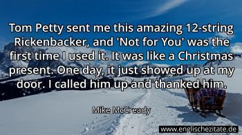 Englisches Zitat von Mike McCready als Bild