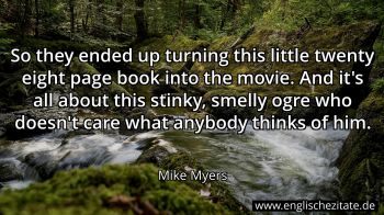 Englisches Zitat von Mike Myers als Bild