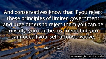 Englisches Zitat von Mike Pence als Bild