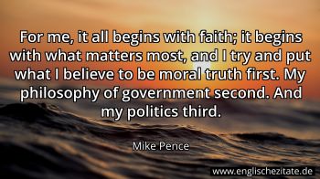 Englisches Zitat von Mike Pence als Bild