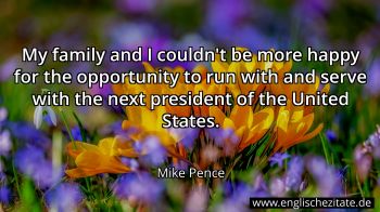 Englisches Zitat von Mike Pence als Bild
