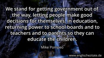 Englisches Zitat von Mike Pompeo als Bild