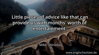 Englisches Zitat von Mike Shinoda als Bild
