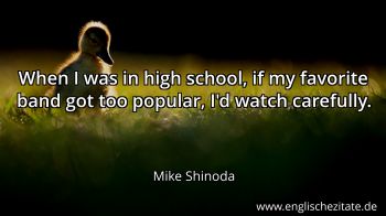 Englisches Zitat von Mike Shinoda als Bild