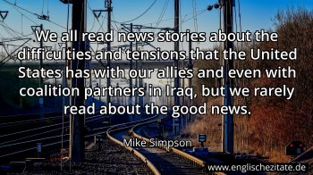Englisches Zitat von Mike Simpson als Bild