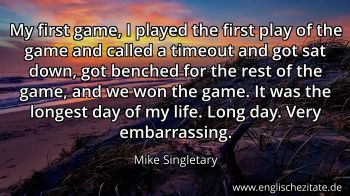 Englisches Zitat von Mike Singletary als Bild