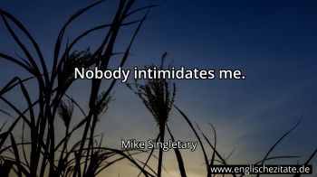 Englisches Zitat von Mike Singletary als Bild