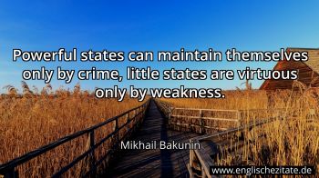 Englisches Zitat von Mikhail Bakunin als Bild