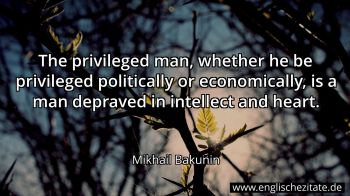 Englisches Zitat von Mikhail Bakunin als Bild