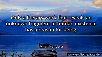 Englisches Zitat von Milan Kundera als Bild