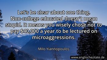 Englisches Zitat von Milo Yiannopoulos als Bild