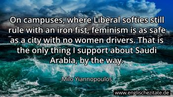 Englisches Zitat von Milo Yiannopoulos als Bild