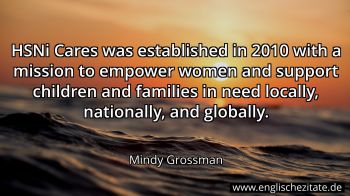 Englisches Zitat von Mindy Grossman als Bild