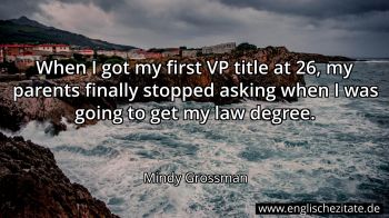 Englisches Zitat von Mindy Grossman als Bild