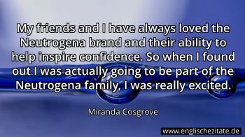 Englisches Zitat von Miranda Cosgrove als Bild