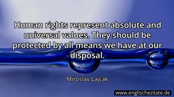 Englisches Zitat von Miroslav Lajcak als Bild