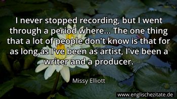 Englisches Zitat von Missy Elliott als Bild