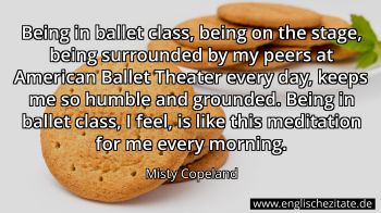 Englisches Zitat von Misty Copeland als Bild