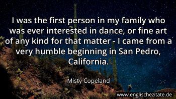 Englisches Zitat von Misty Copeland als Bild
