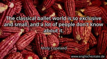 Englisches Zitat von Misty Copeland als Bild