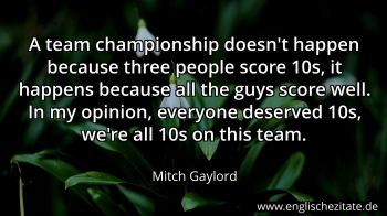Englisches Zitat von Mitch Gaylord als Bild
