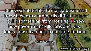 Englisches Zitat von Mitt Romney als Bild