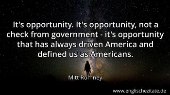 Englisches Zitat von Mitt Romney als Bild