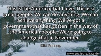Englisches Zitat von Mitt Romney als Bild