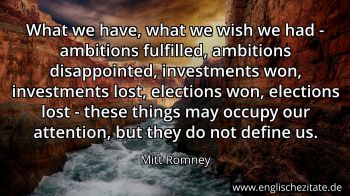 Englisches Zitat von Mitt Romney als Bild