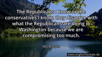 Englisches Zitat von Mo Brooks als Bild