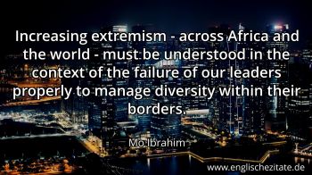 Englisches Zitat von Mo Ibrahim als Bild