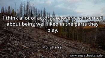 Englisches Zitat von Molly Parker als Bild