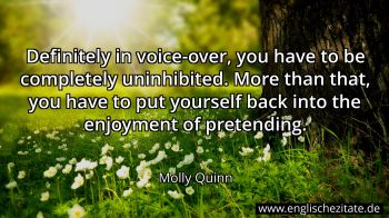 Englisches Zitat von Molly Quinn als Bild