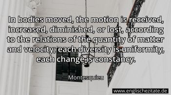 Englisches Zitat von Montesquieu als Bild
