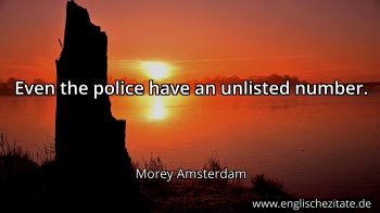 Englisches Zitat von Morey Amsterdam als Bild