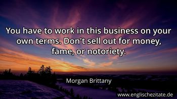 Englisches Zitat von Morgan Brittany als Bild