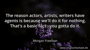 Englisches Zitat von Morgan Freeman als Bild
