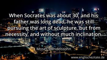 Englisches Zitat von Moses Mendelssohn als Bild