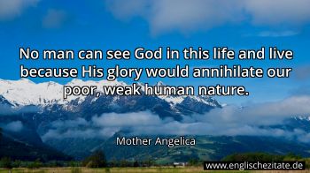 Englisches Zitat von Mother Angelica als Bild