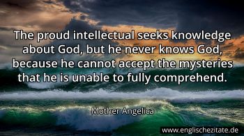 Englisches Zitat von Mother Angelica als Bild
