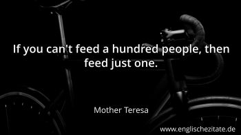 Englisches Zitat von Mother Teresa als Bild