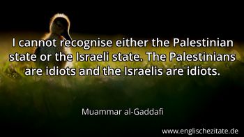 Englisches Zitat von Muammar al-Gaddafi als Bild