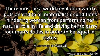 Englisches Zitat von Muammar al-Gaddafi als Bild