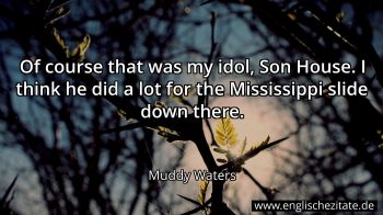 Englisches Zitat von Muddy Waters als Bild