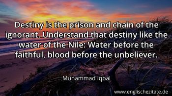 Englisches Zitat von Muhammad Iqbal als Bild