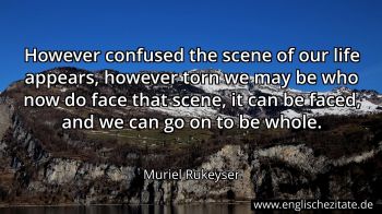 Englisches Zitat von Muriel Rukeyser als Bild