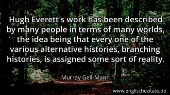 Englisches Zitat von Murray Gell-Mann als Bild