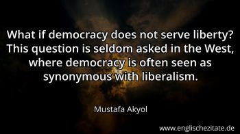 Englisches Zitat von Mustafa Akyol als Bild