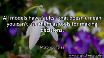 Englisches Zitat von Myron Scholes als Bild